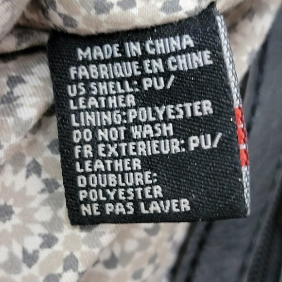 Moda Luxe Gray Tote Faux Leather Suede Purse Satchel - Picture 14 of 14